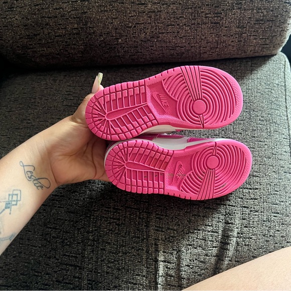 Nike Pink and White Sneakers - Picture 7 of 9
